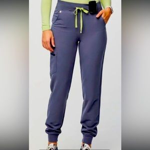 Figs high waisted Zamora jogger size med, color space navy